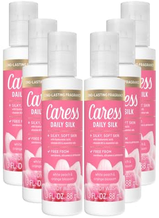 Caress Body Wash Daily Silk 3oz 6 pk